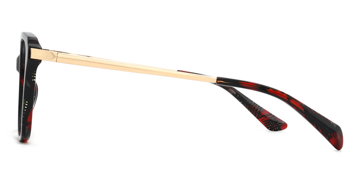 Rouge Écaille de tortue Elayne Lunettes - Square Glasses