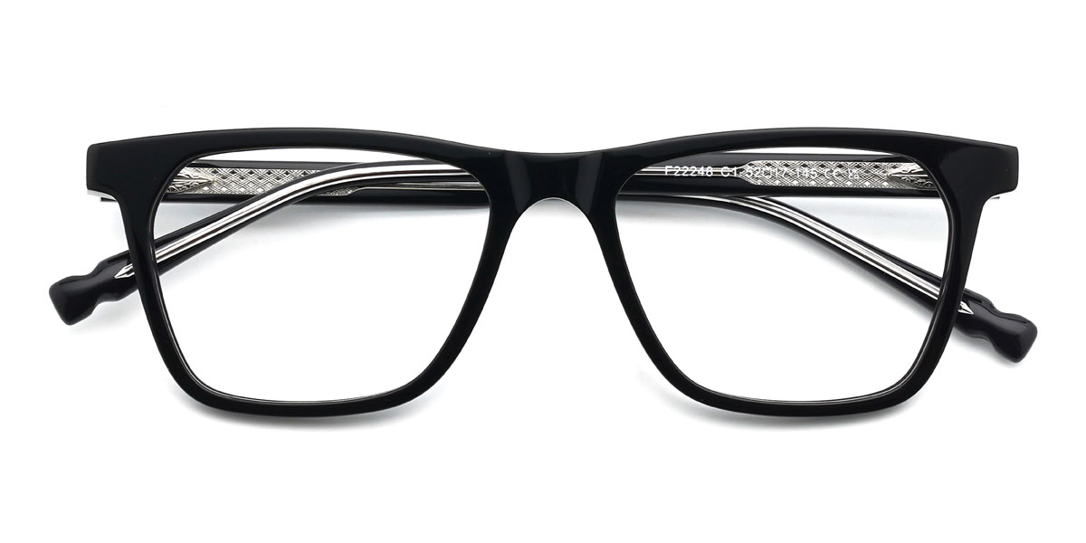 Noir Hogan Lunettes - Rectangle Glasses