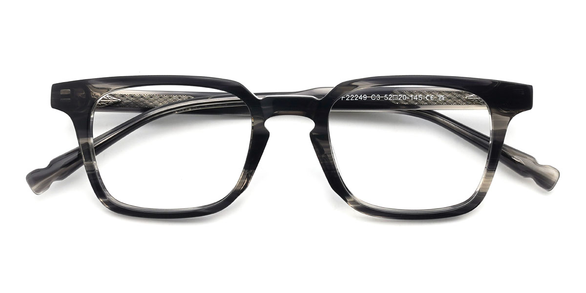 Noir Écaille de tortue Coulter Lunettes - Rectangle Glasses