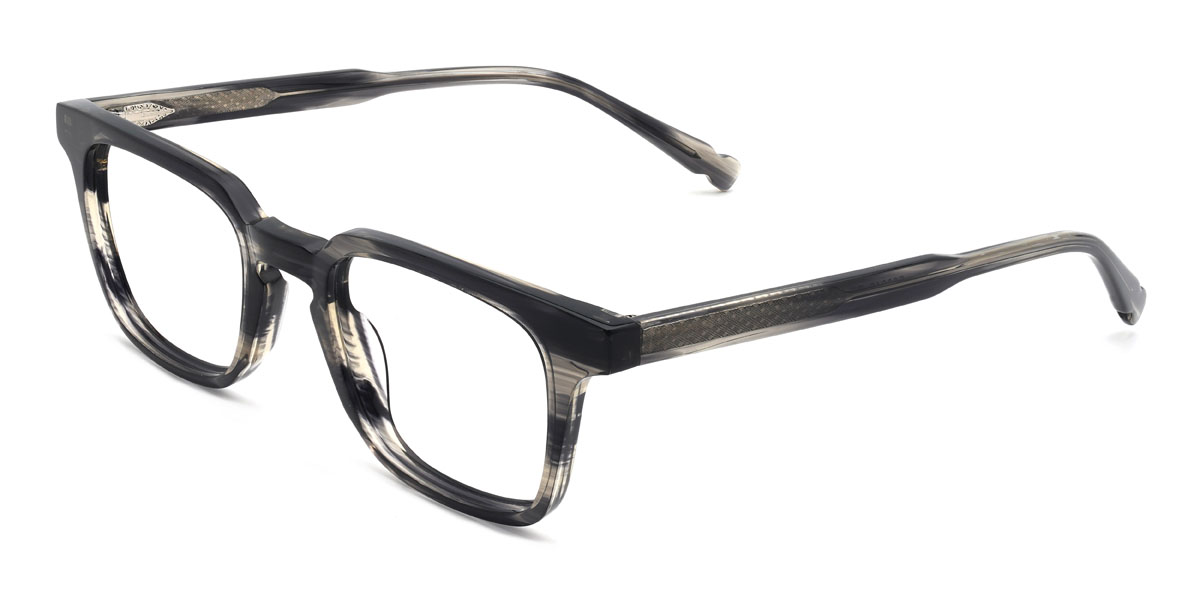 Noir Écaille de tortue Coulter Lunettes - Rectangle Glasses