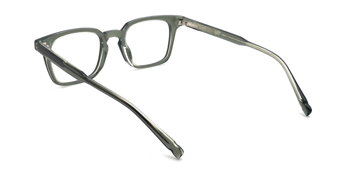 Dark Green Coulter Glasses - Rectangle Glasses