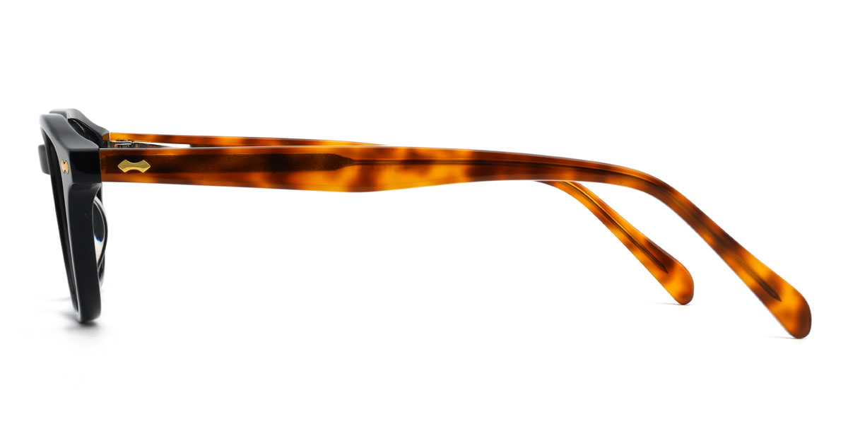 Noir Daris Lunettes - Rectangle Glasses