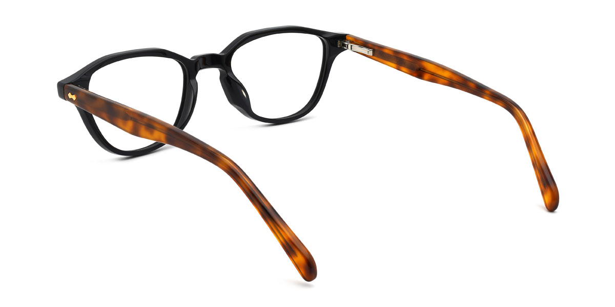 Noir Daris Lunettes - Rectangle Glasses