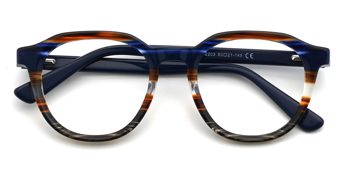 Woodgrain Shamir Lunettes - Oval Glasses