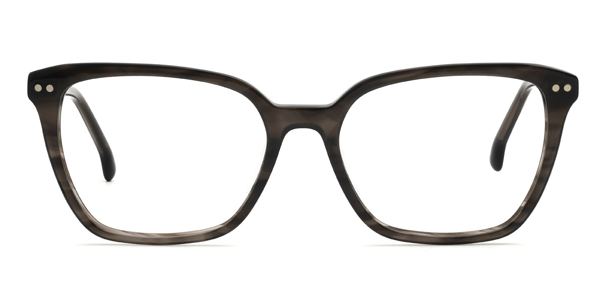 Noir Écaille de tortue Jacquelyn Lunettes - Rectangle Glasses