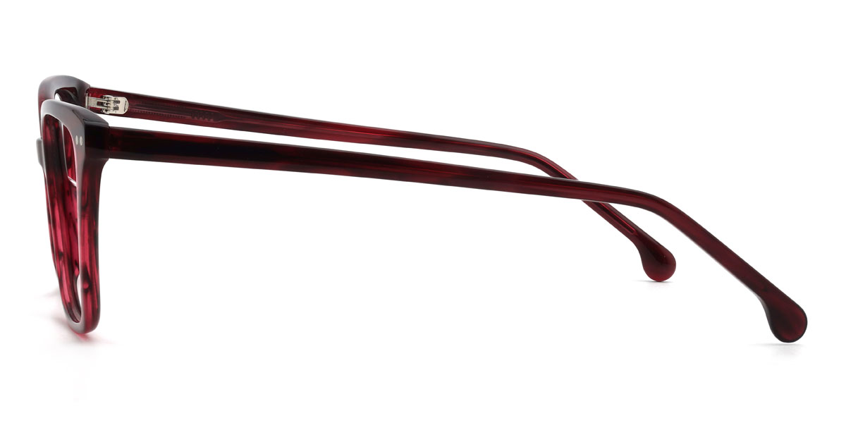 Rouge Écaille de tortue Jacquelyn Lunettes - Rectangle Glasses