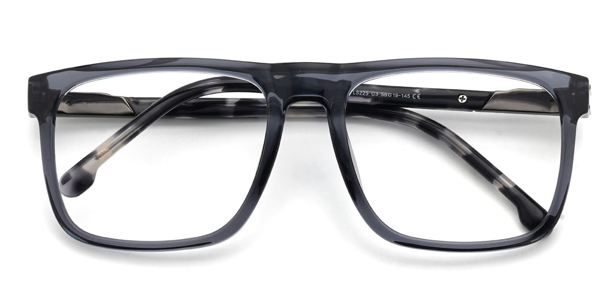 Gris Yassine Lunettes - Rectangle Glasses