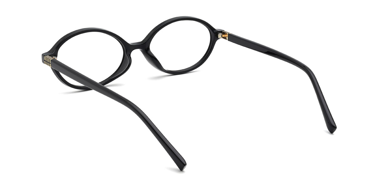 Noir Hattie Lunettes - Oval Glasses