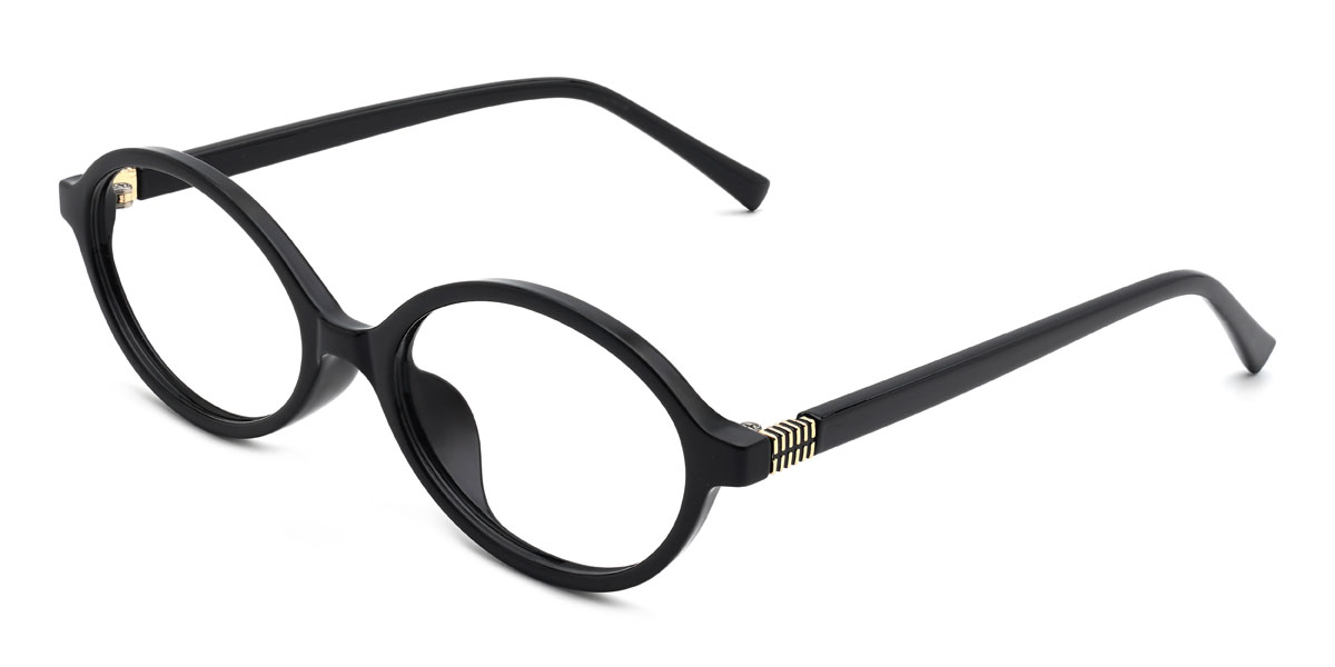 Noir Hattie Lunettes - Oval Glasses