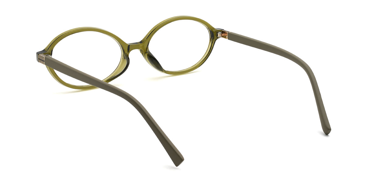 Olive Vert Hattie Lunettes - Oval Glasses