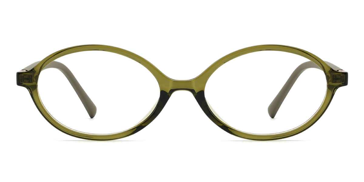 Olive Vert Hattie Lunettes - Oval Glasses