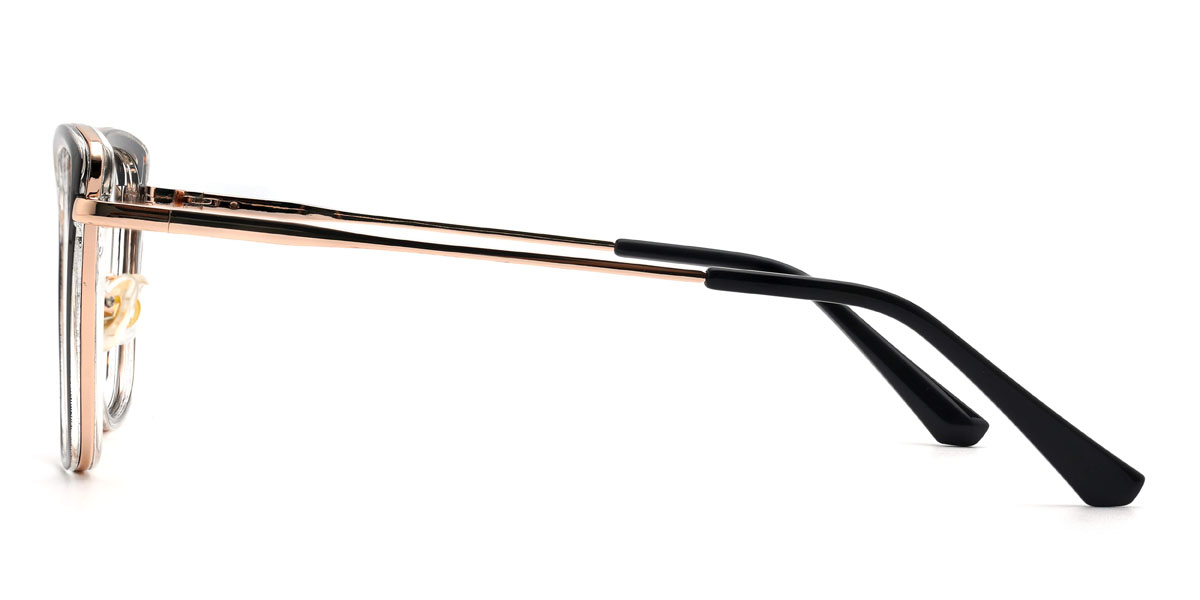 Noir Écaille de tortue Gladys Lunettes - Cat Eye Glasses
