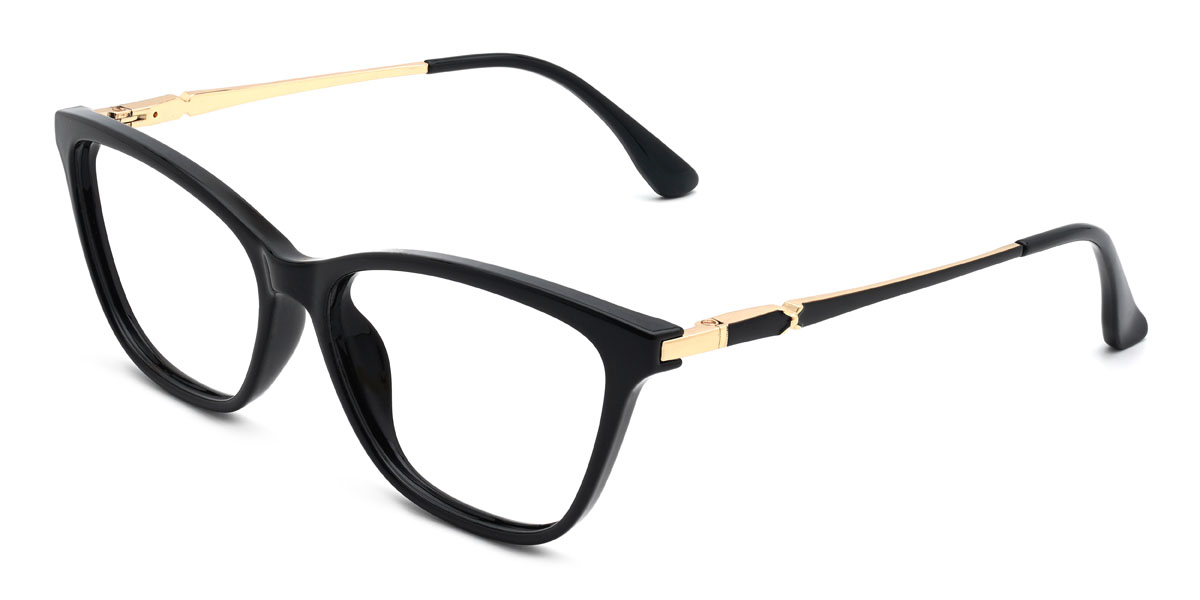Noir Clarabelle Lunettes - Cat Eye Glasses