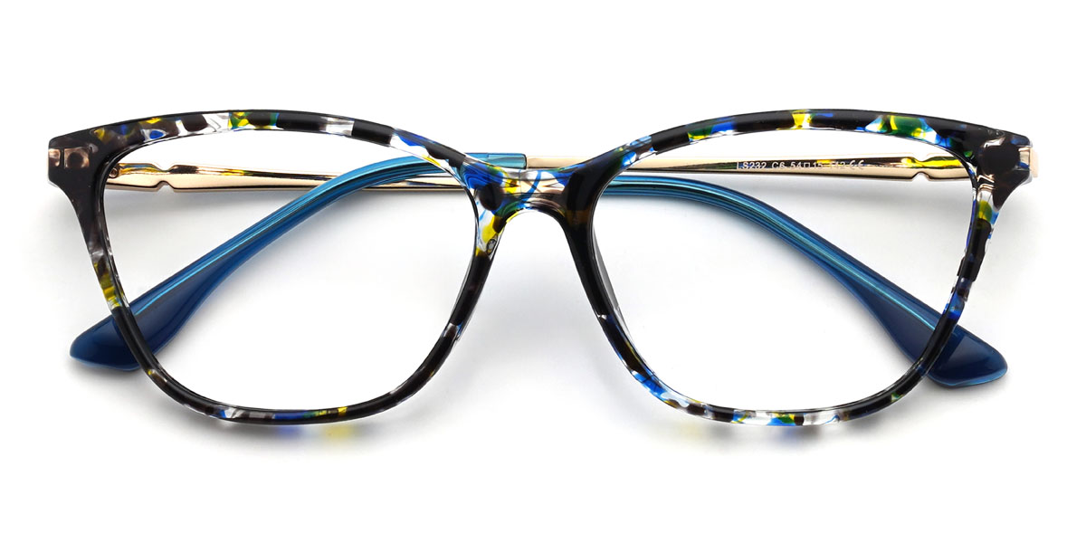 Kék teknősbéka Clarabelle Szemüveg - Cat Eye Glasses