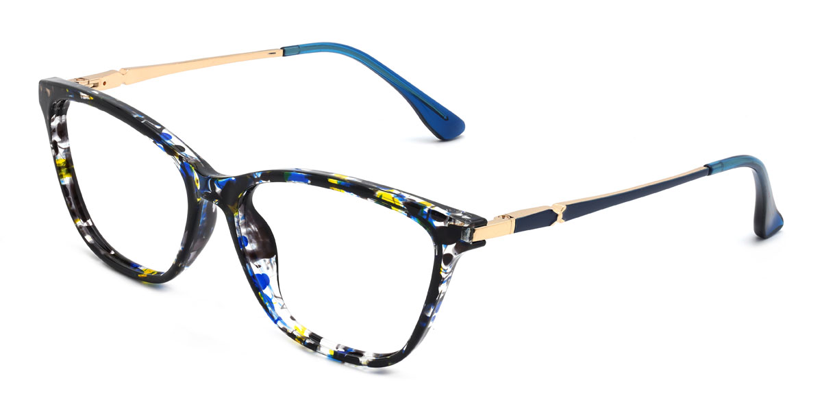 Kék teknősbéka Clarabelle Szemüveg - Cat Eye Glasses