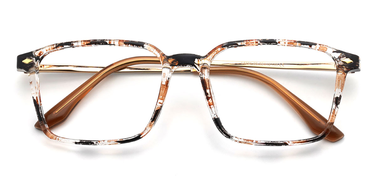 Borostyán teknősbéka Gamaliel Szemüveg - Rectangle Glasses