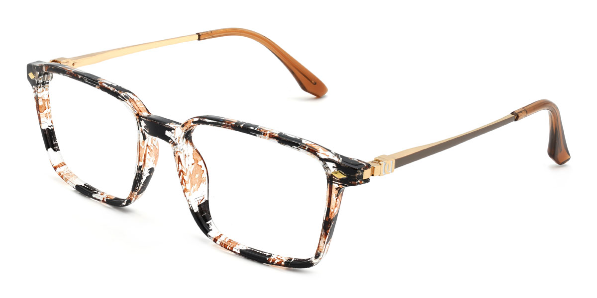 Borostyán teknősbéka Gamaliel Szemüveg - Rectangle Glasses