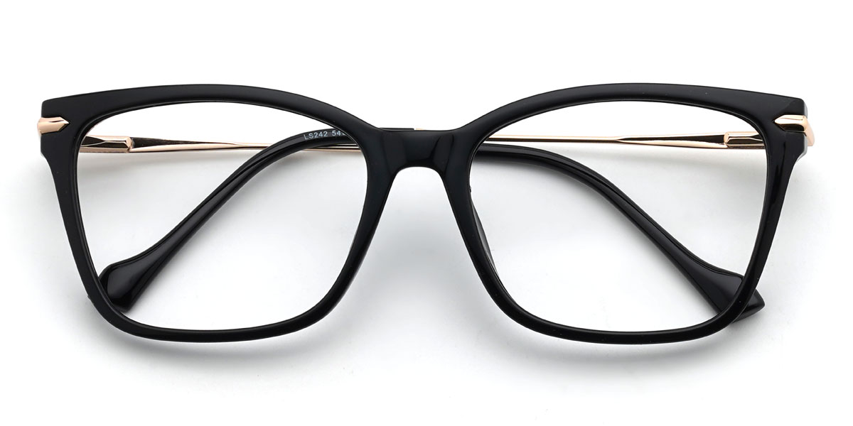 Noir Alexios Lunettes - Rectangle Glasses