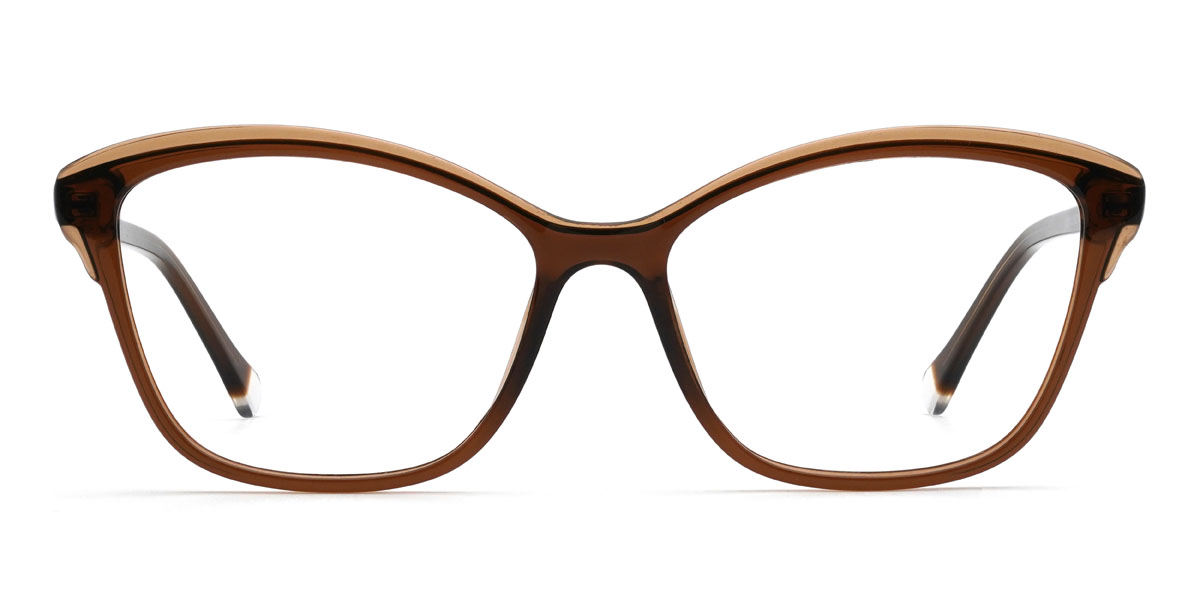 Marrón Brittney Gafas - Cat Eye Glasses