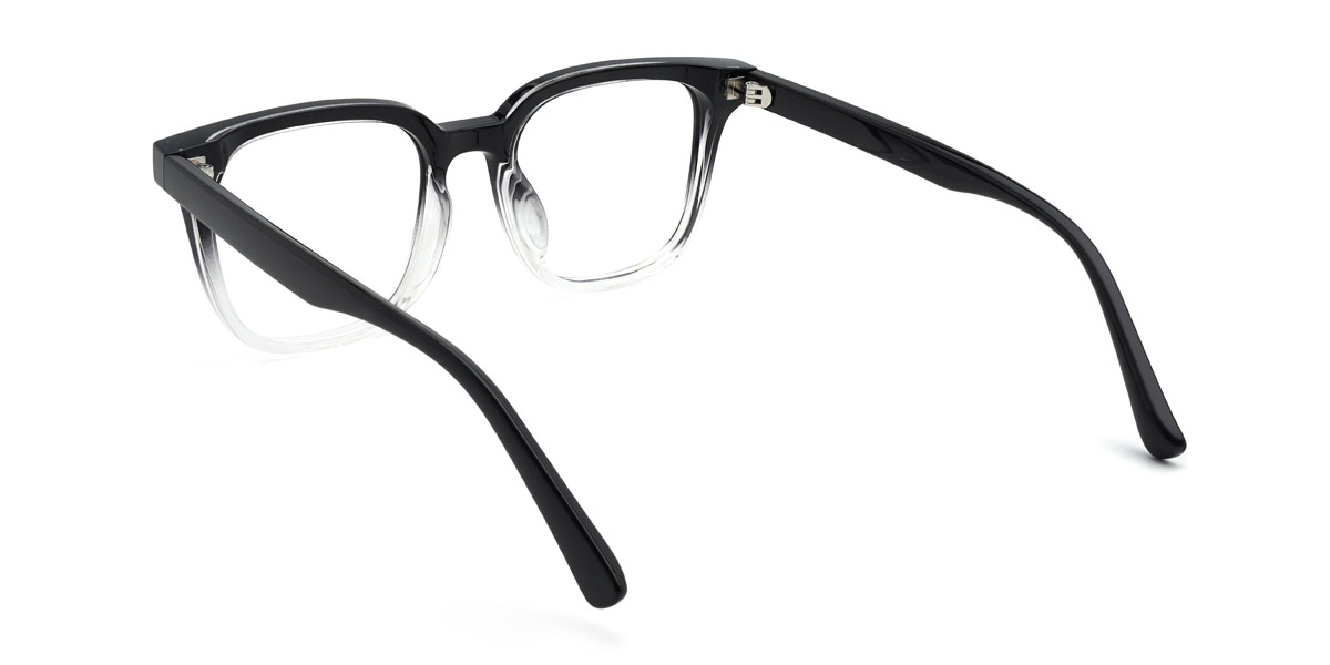 Noir Transparent Fabrizio Lunettes - Square Glasses