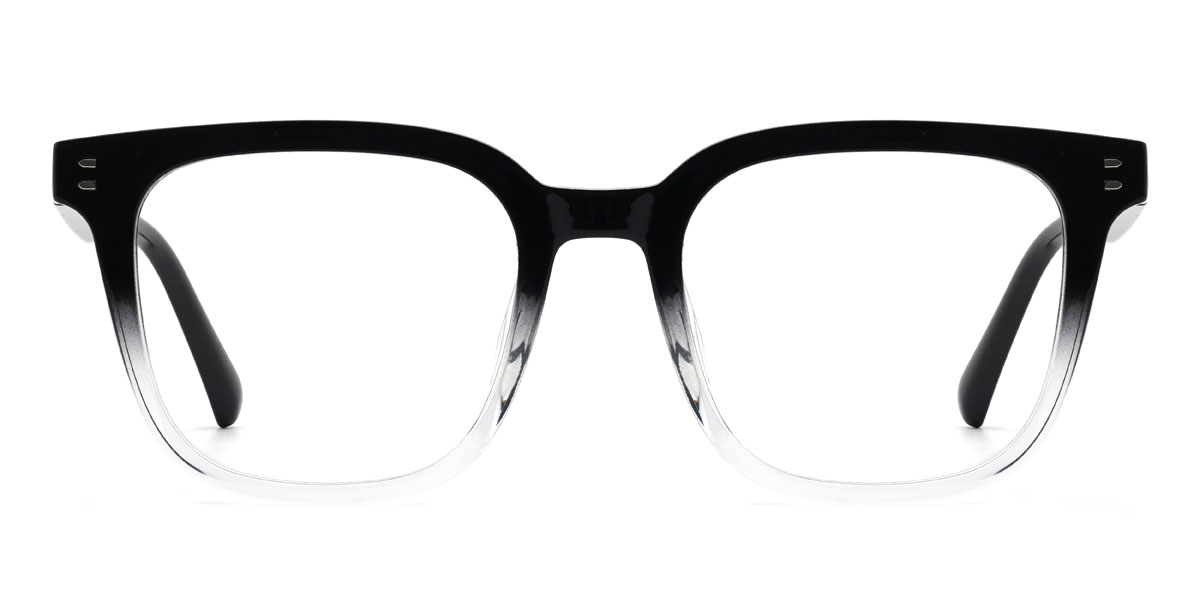 Noir Transparent Fabrizio Lunettes - Square Glasses