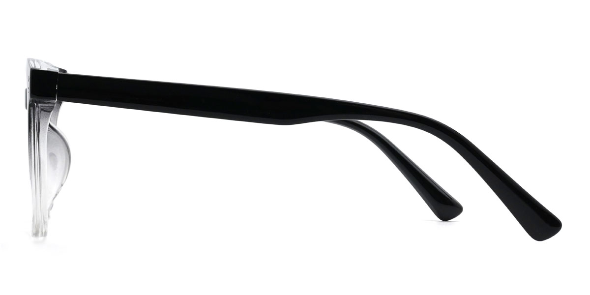 Noir Transparent Fabrizio Lunettes - Square Glasses