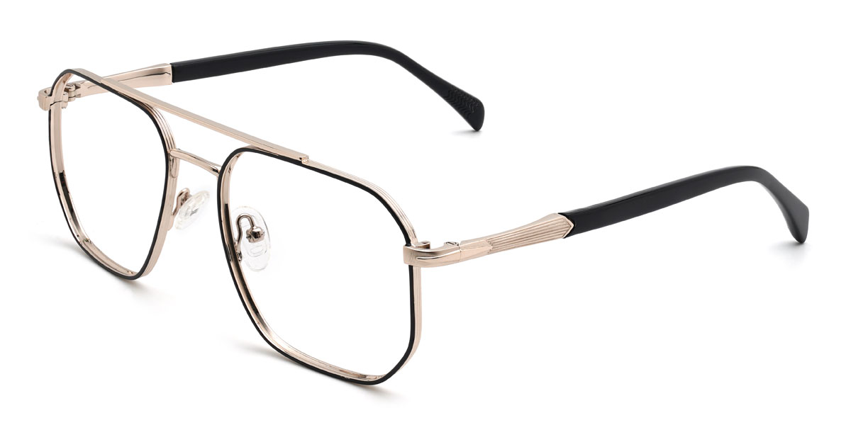 Fekete Pratham Szemüveg - Aviator Glasses