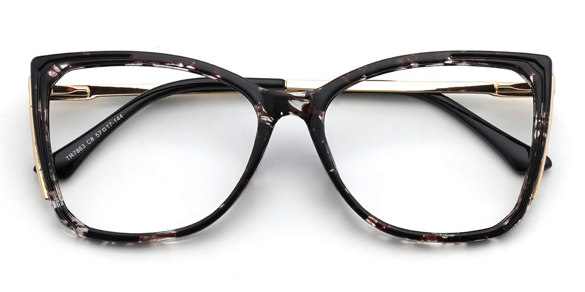 Fekete teknősbéka Godric Szemüveg - Square Glasses