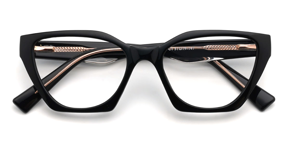 Negro Beren Gafas - Cat Eye Glasses