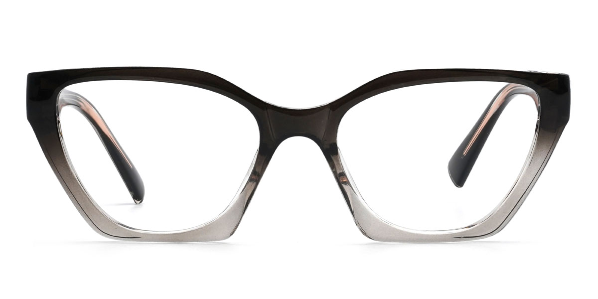 Negro Gris Beren Gafas - Cat Eye Glasses