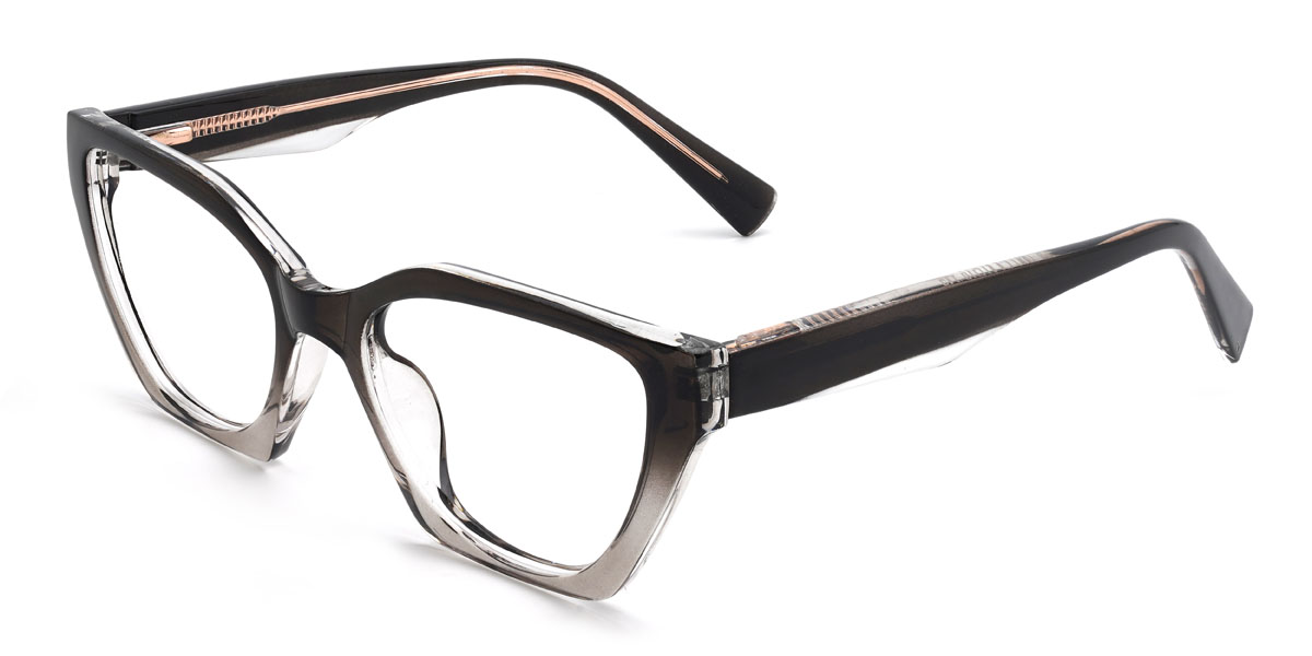 Negro Gris Beren Gafas - Cat Eye Glasses