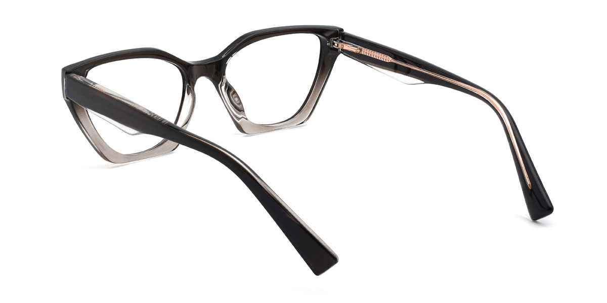 Negro Gris Beren Gafas - Cat Eye Glasses