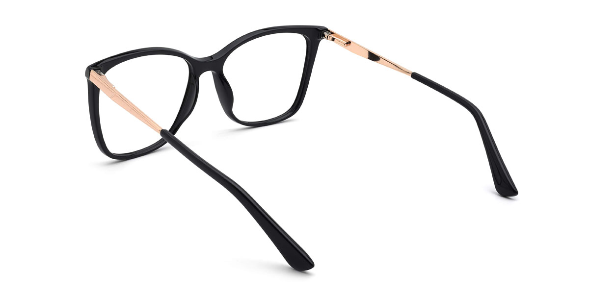 Negro Liliane Gafas - Square Glasses