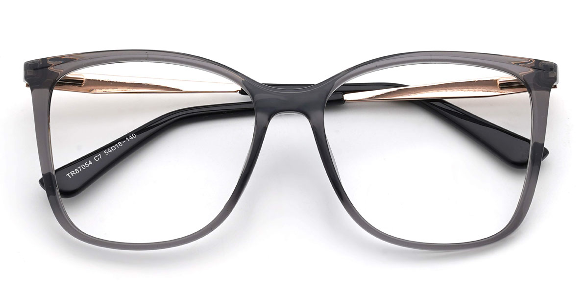 Gris Liliane Gafas - Square Glasses