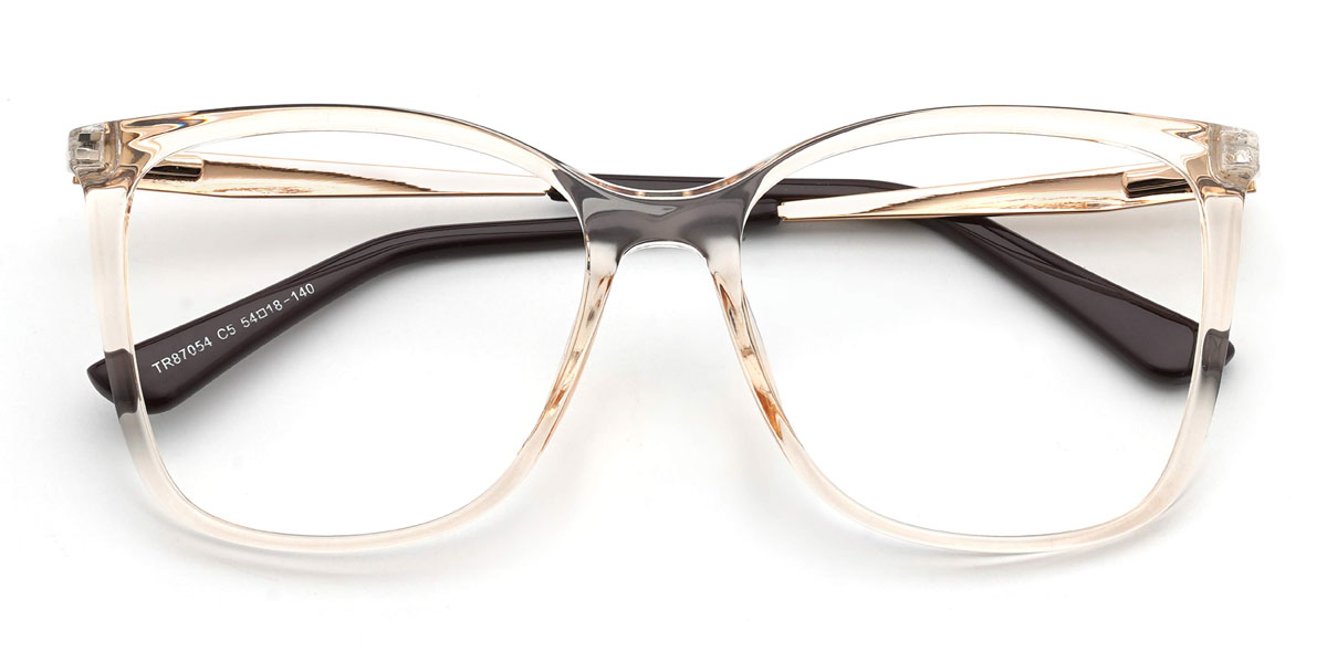 Champagne Liliane Lunettes - Square Glasses