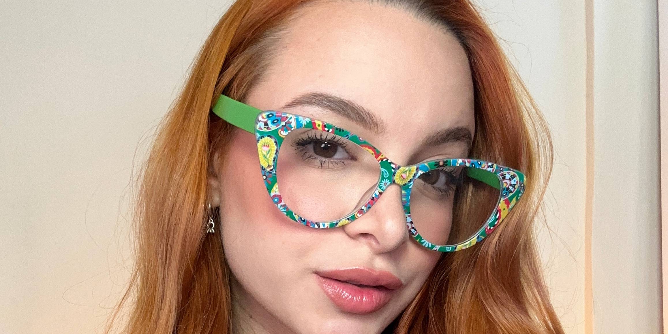 Flower Kaleena Glasses - Cat Eye Glasses