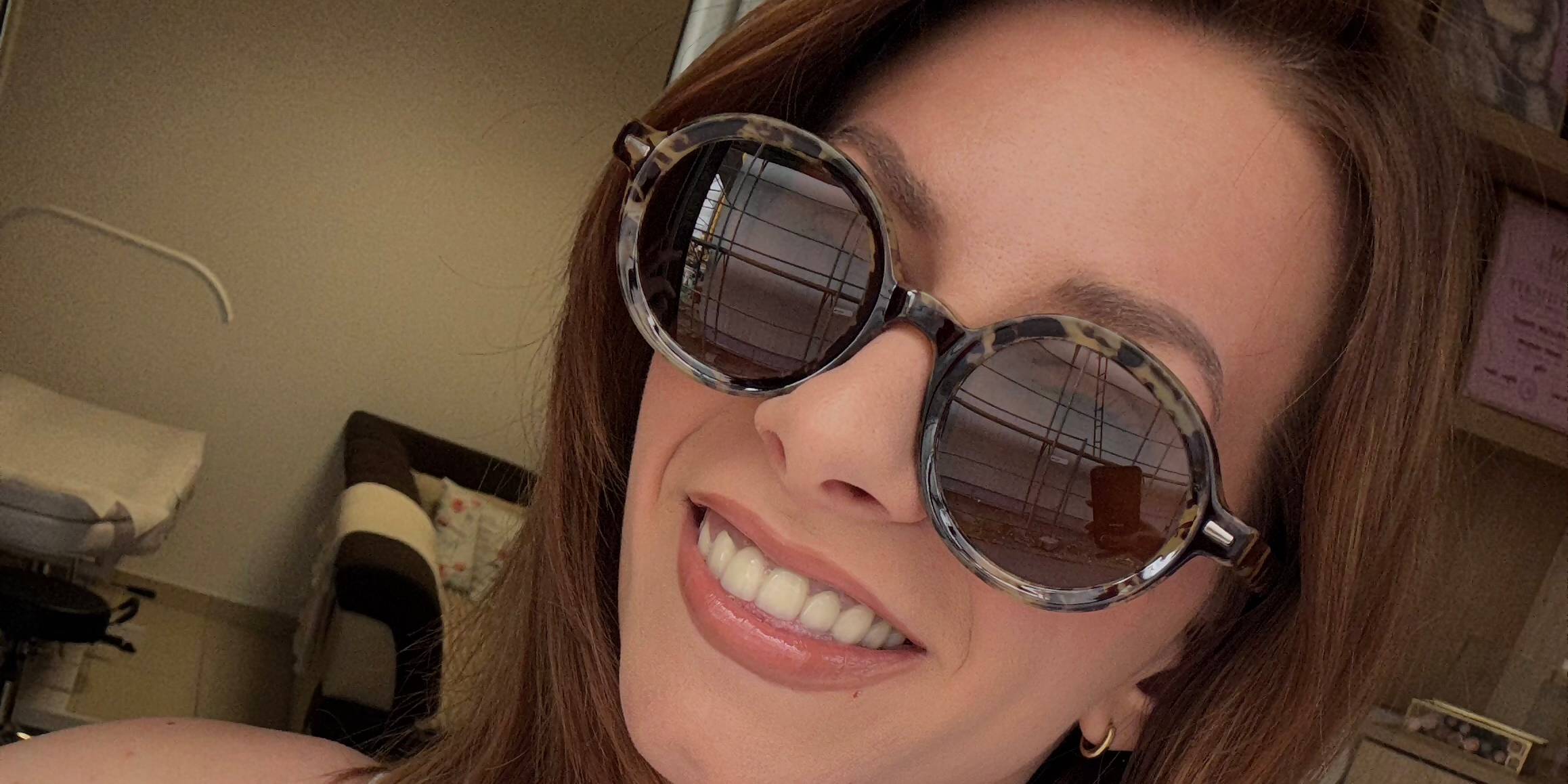 Écaille de tortue Marron Jameer Lunettes - Oval Sunglasses