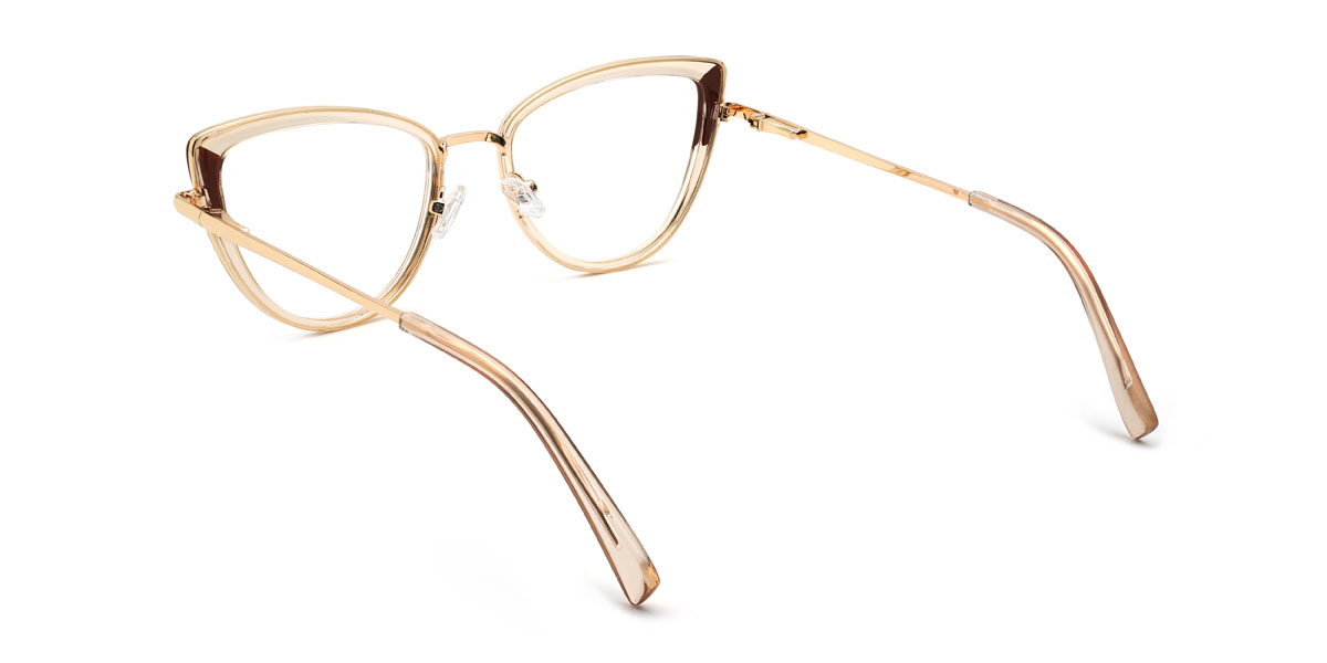 Champagne Simona Glasses - Cat Eye Glasses