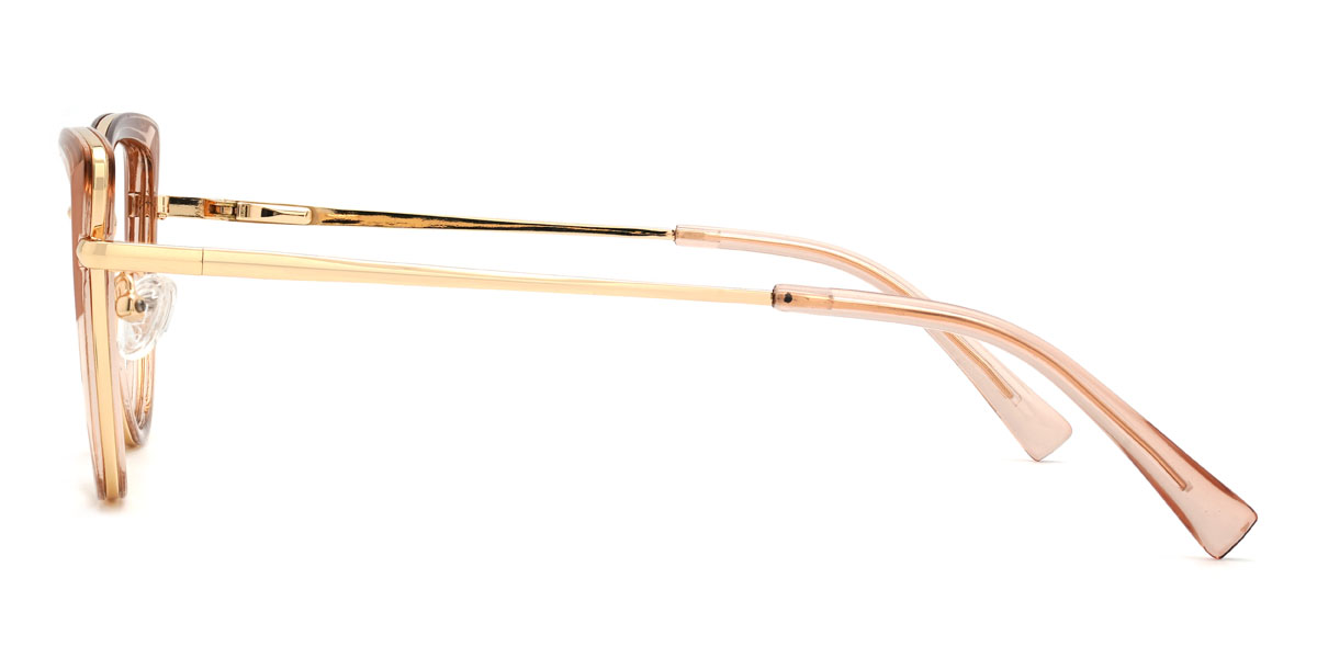 Coral Orange Simona Glasses - Cat Eye Glasses