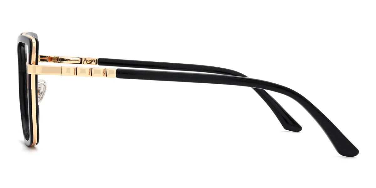 Black Yuliana Glasses - Cat Eye Glasses