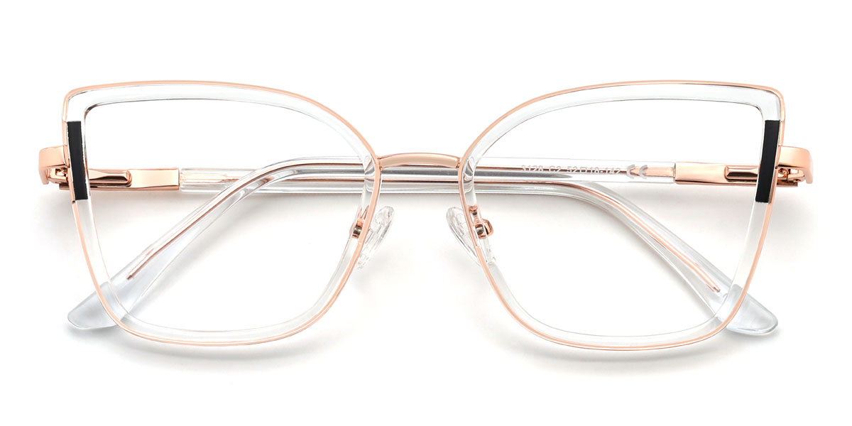 Clear Yuliana Glasses - Cat Eye Glasses