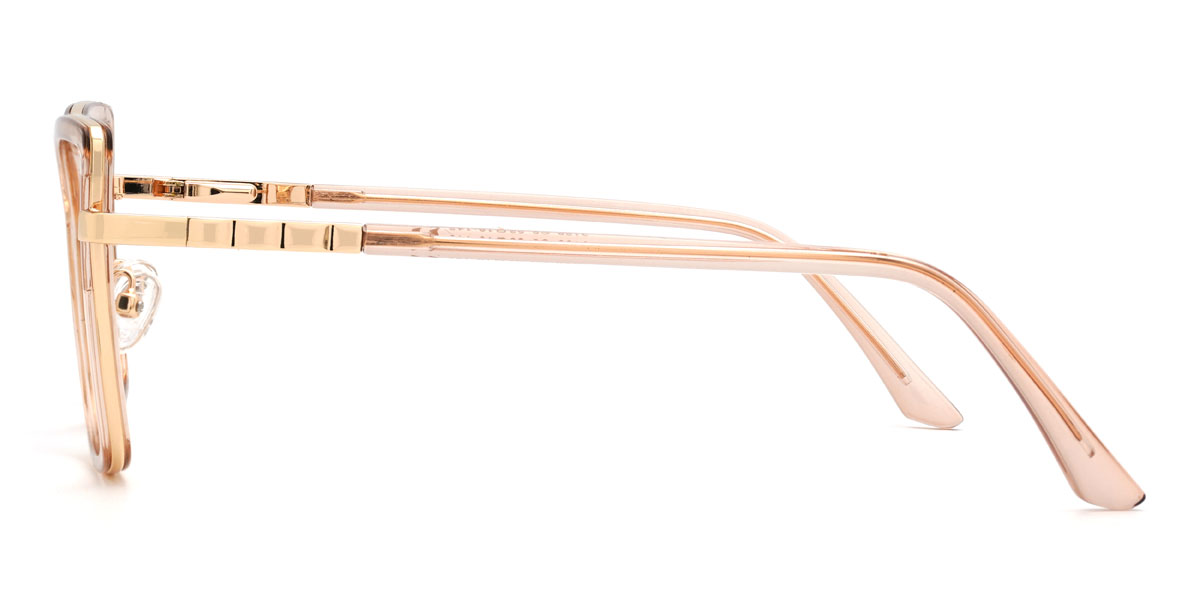 Champagne Yuliana Glasses - Cat Eye Glasses