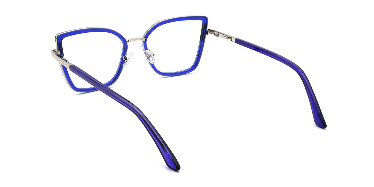 Blue Yuliana Glasses - Cat Eye Glasses