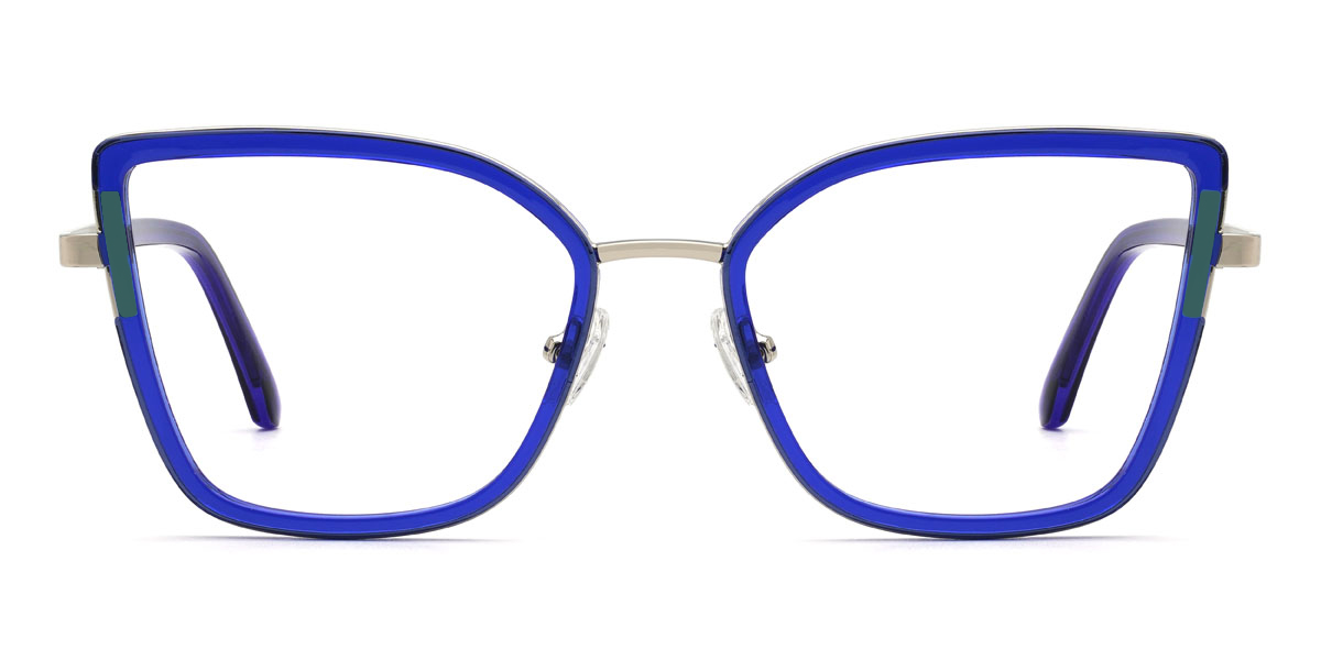 Blue Yuliana Glasses - Cat Eye Glasses