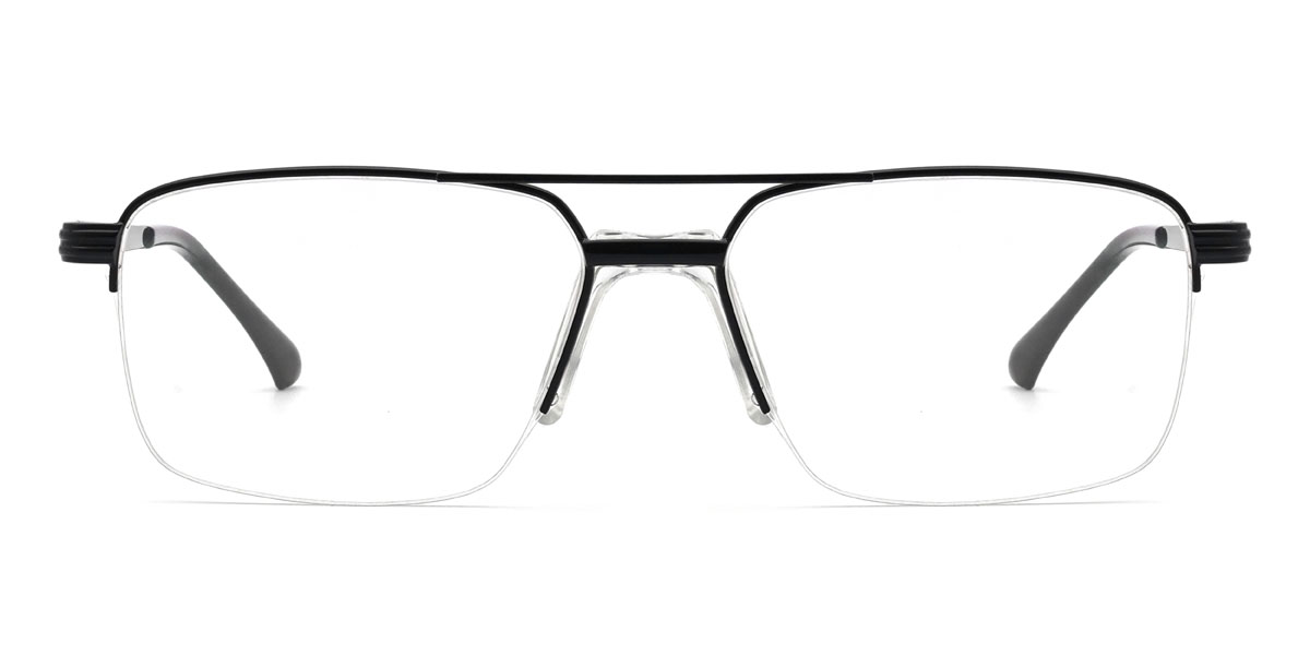 Black Reynaldo Glasses - Aviator Glasses