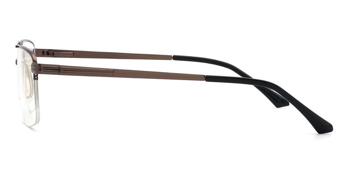 Brown Reynaldo Glasses - Aviator Glasses