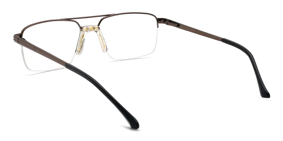 Brown Reynaldo Glasses - Aviator Glasses