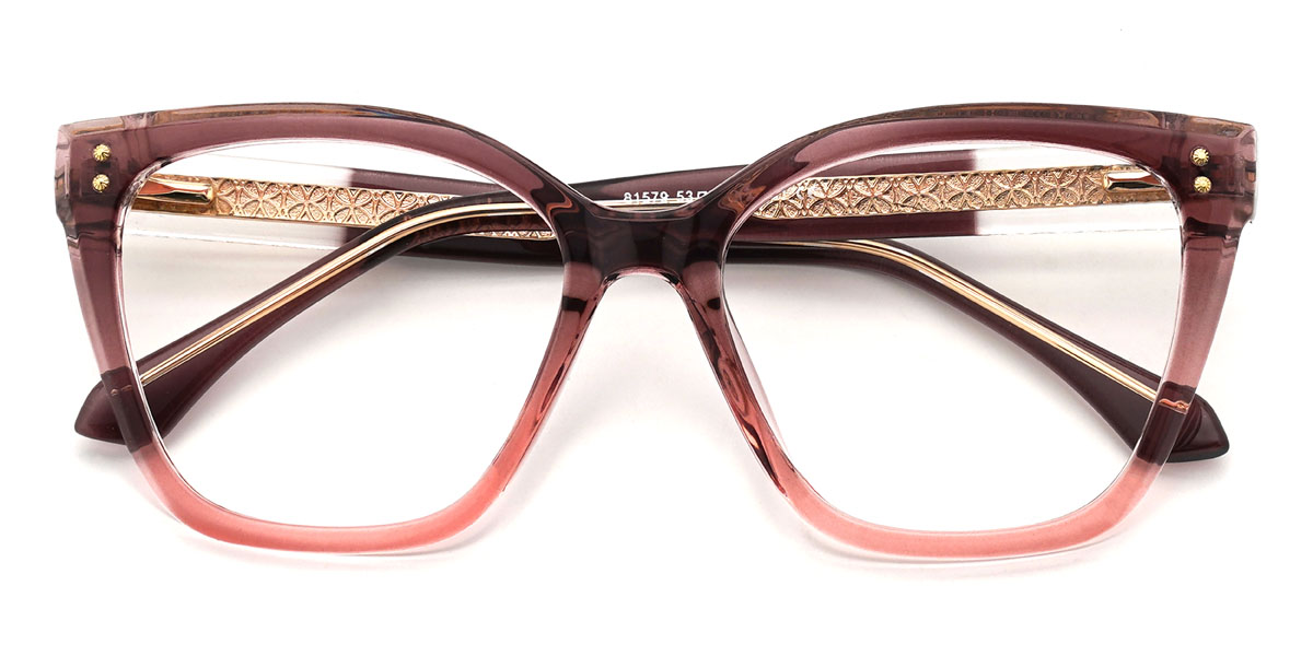 Purple Pink Lavinia Glasses - Cat Eye Glasses