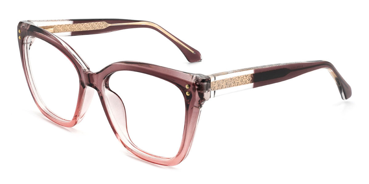 Purple Pink Lavinia Glasses - Cat Eye Glasses