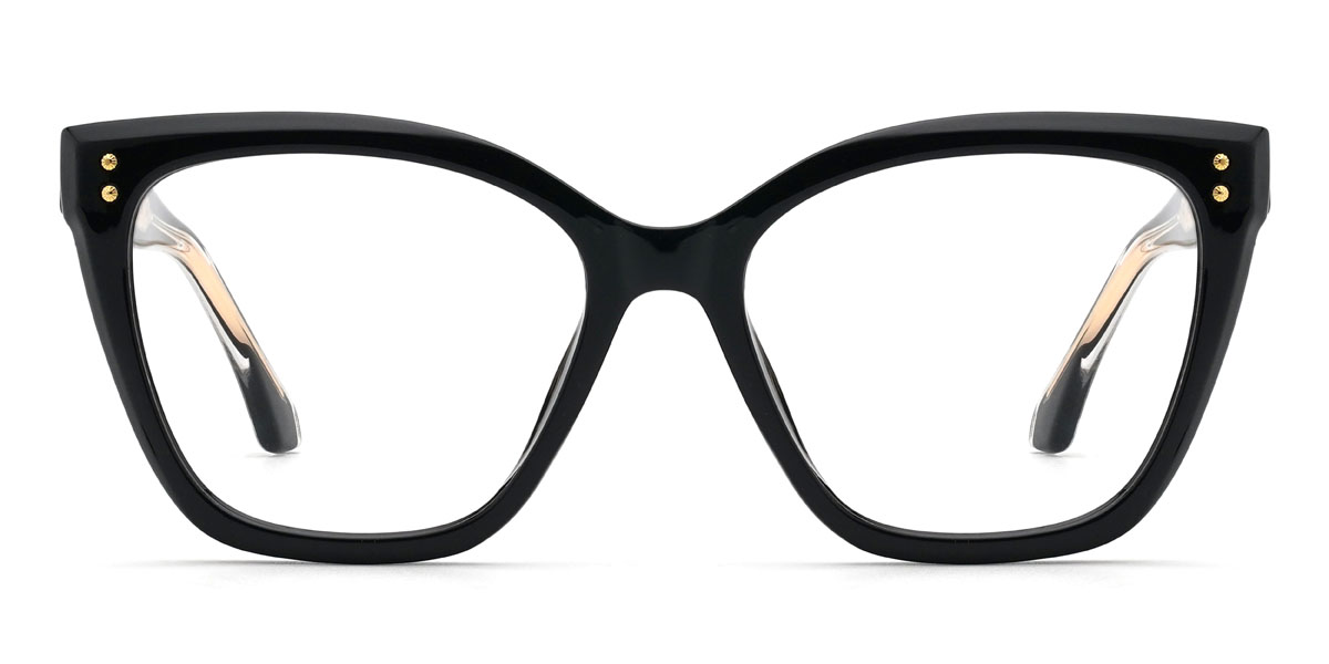 Black Lavinia Glasses - Cat Eye Glasses